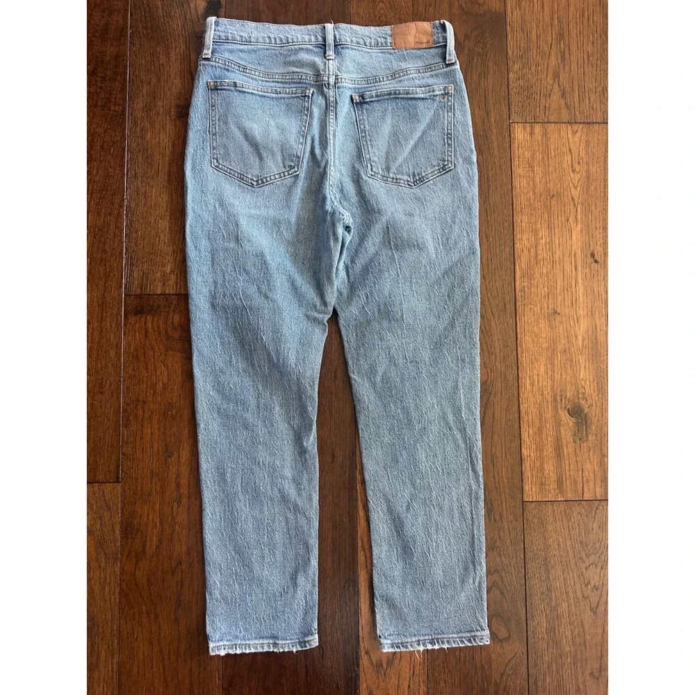 Madewell The Perfect Vintage Jean Light Wash High Rise Tapered Denim Size 28